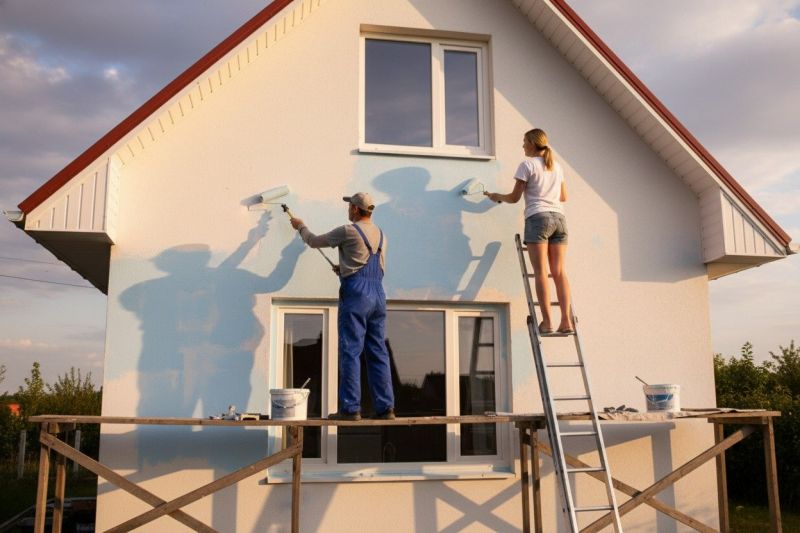 Exterior Cladding Painting