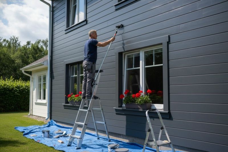 House Siding Painting