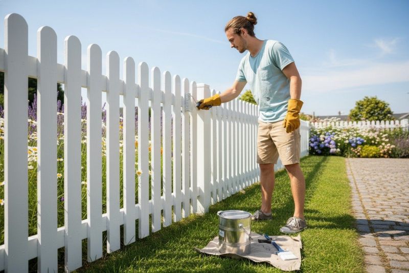 Residential Fence Painting